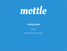 Tablet Screenshot of mottle.com